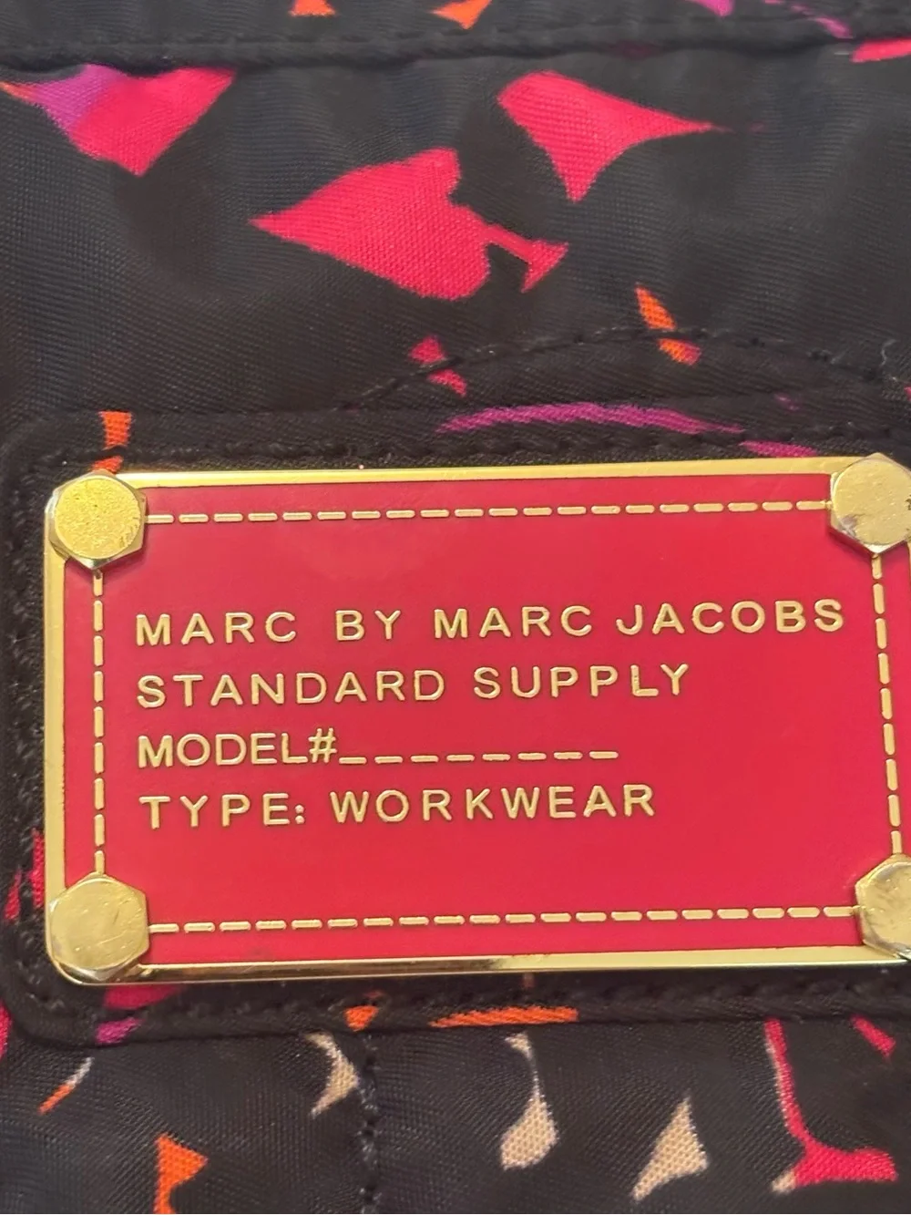 Vintage Y2K Marc by Marc Jacobs Laptop Bag Nylon Floral Print Crossbody